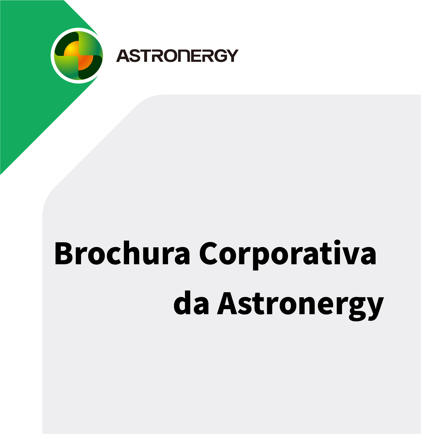 Brochura Corporativa da Astronergy