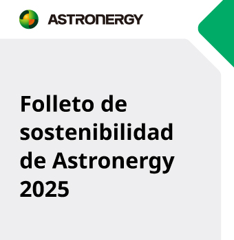 Folleto de sostenibilidad de Astronergy 2025
