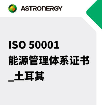 ISO50001 能源管理体系证书_土耳其