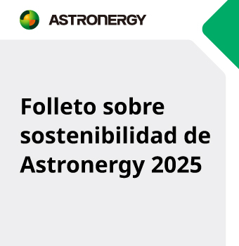 Folleto sobre sostenibilidad de Astronergy 2025